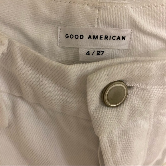 GOOD AMERICAN | Good American Good Boy Wrap Jeans White Size 4 - Picture 6 of 15